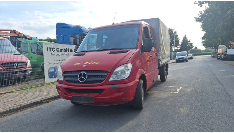Mercedes-Benz 319 Doka - Tentinis mikroautobusas, Komercinis automobilis su dviguba kabina: foto 1 Mercedes-Benz 319 Doka - Tentinis mikroautobusas, Komercinis automobilis su dviguba kabina: foto 1