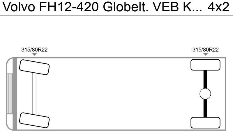 Volvo FH12-420 Globelt. VEB Klima Kipphydraulik - Vilkikas: foto 5 Volvo FH12-420 Globelt. VEB Klima Kipphydraulik - Vilkikas: foto 5