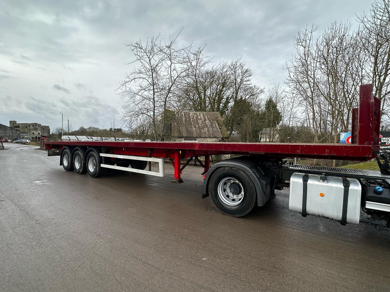 2007 Montracon Flatbed Trailer - Platforminė/ Bortinė puspriekabė: foto 2 2007 Montracon Flatbed Trailer - Platforminė/ Bortinė puspriekabė: foto 2