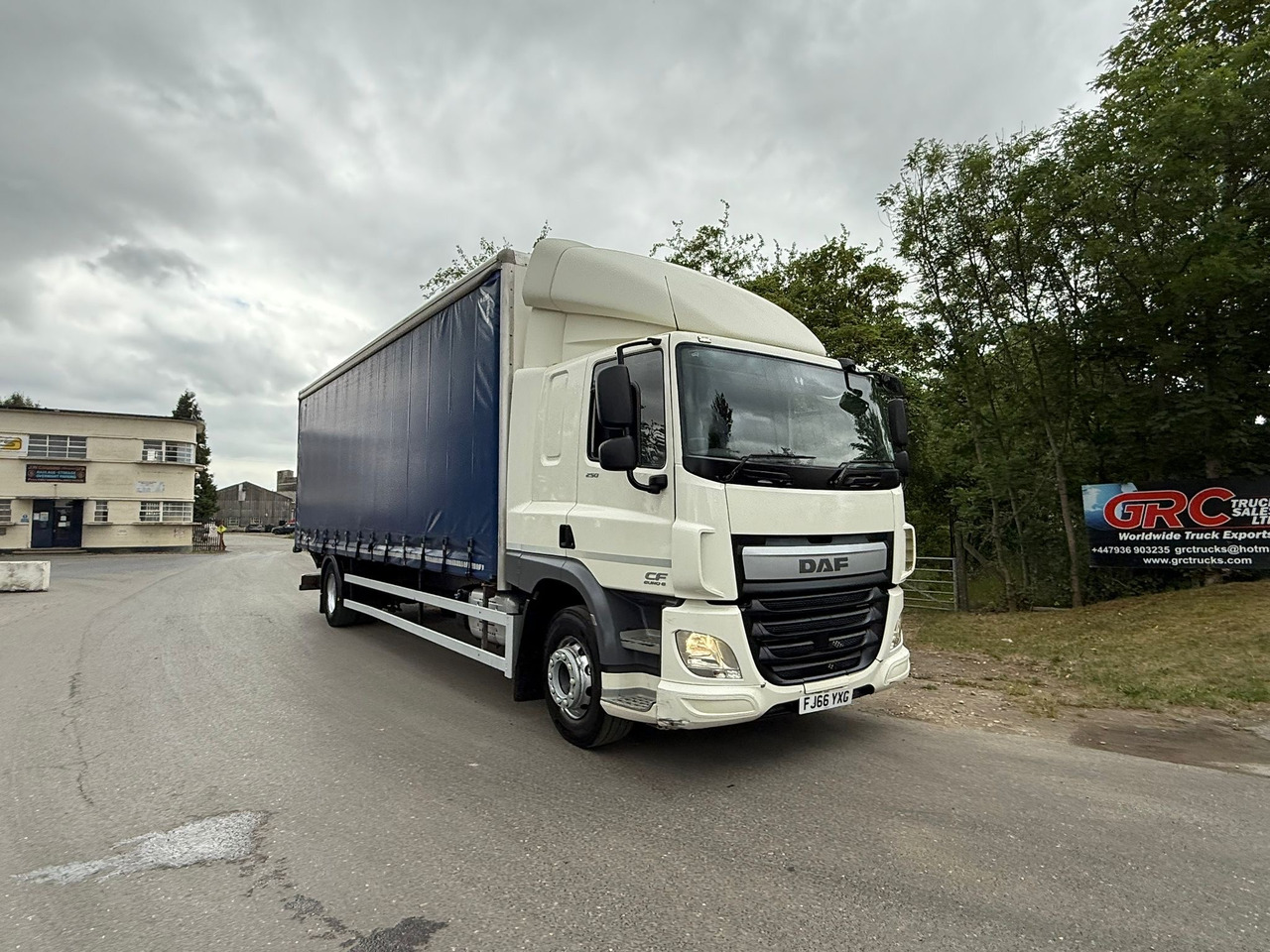 Tentinis sunkvežimis 2016 DAF CF 250 Curtainside Truck: foto 7