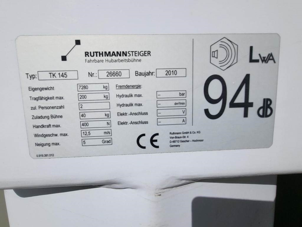 Mercedes-Benz ATEGO 822/ RUTHMANN STEIGER TK145 - Autobokštelio: foto 3 Mercedes-Benz ATEGO 822/ RUTHMANN STEIGER TK145 - Autobokštelio: foto 3