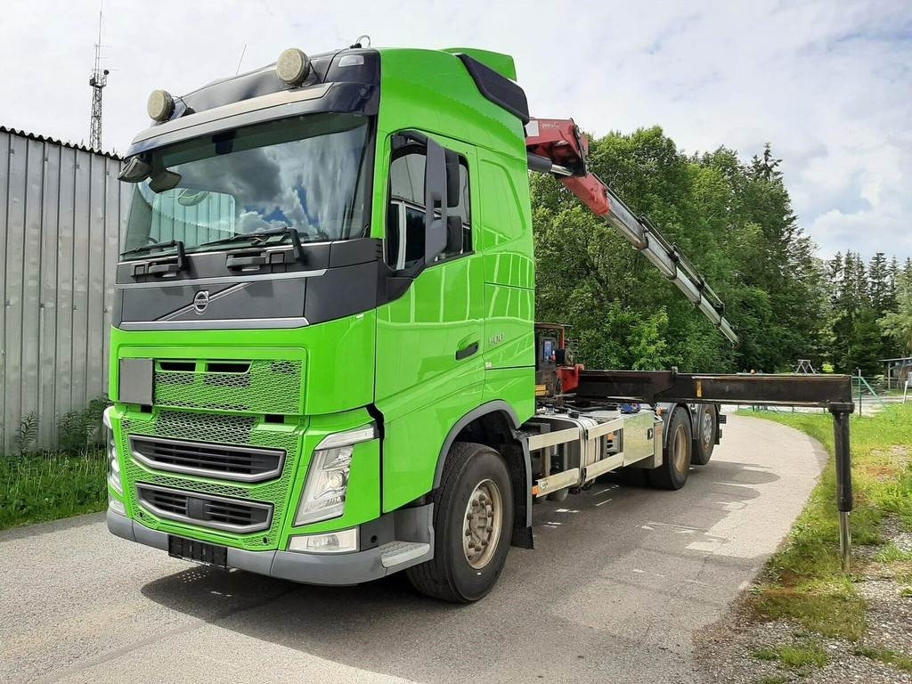 Volvo FH500 6X2 PALIFT + HMF 2120 K5 - Hook-lift sunkvežimis: foto 1 Volvo FH500 6X2 PALIFT + HMF 2120 K5 - Hook-lift sunkvežimis: foto 1