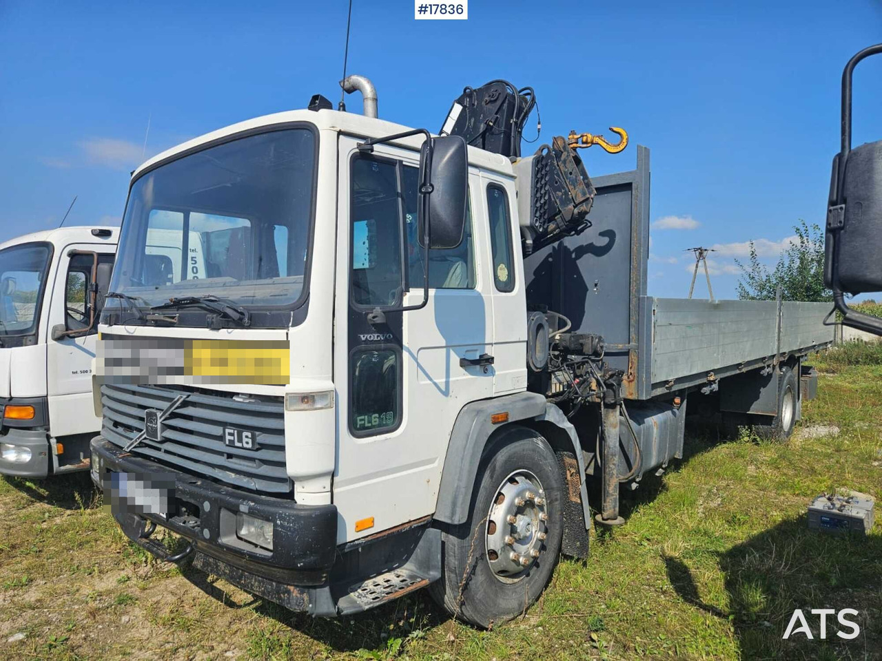 1997 Volvo FL 619 - Platforminis/ Bortinis sunkvežimis, Sunkvežimis su kranu: foto 1 1997 Volvo FL 619 - Platforminis/ Bortinis sunkvežimis, Sunkvežimis su kranu: foto 1
