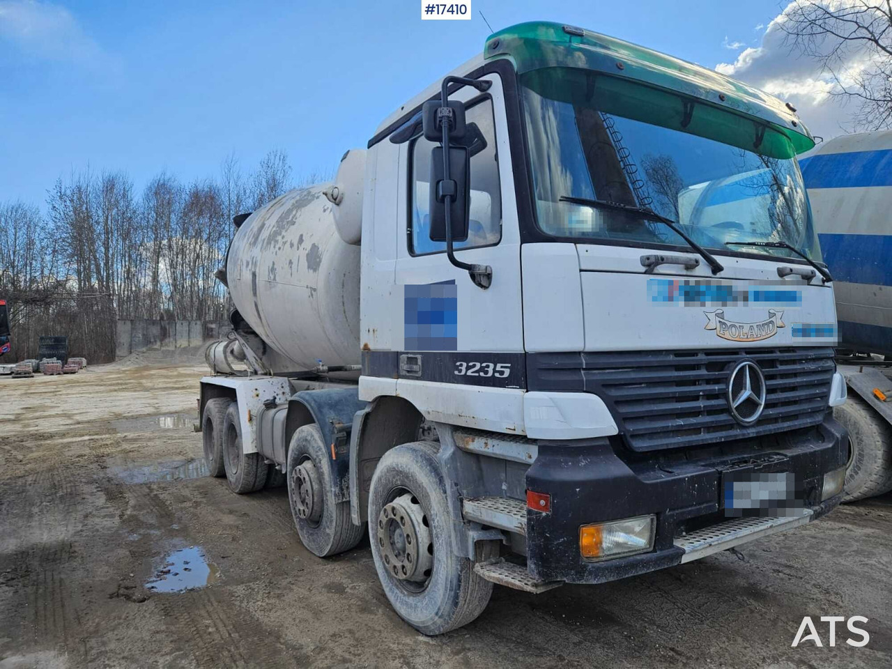 1999 Mercedes Benz 3235 concrete mixer Stetter - Betonvežis: foto 1 1999 Mercedes Benz 3235 concrete mixer Stetter - Betonvežis: foto 1