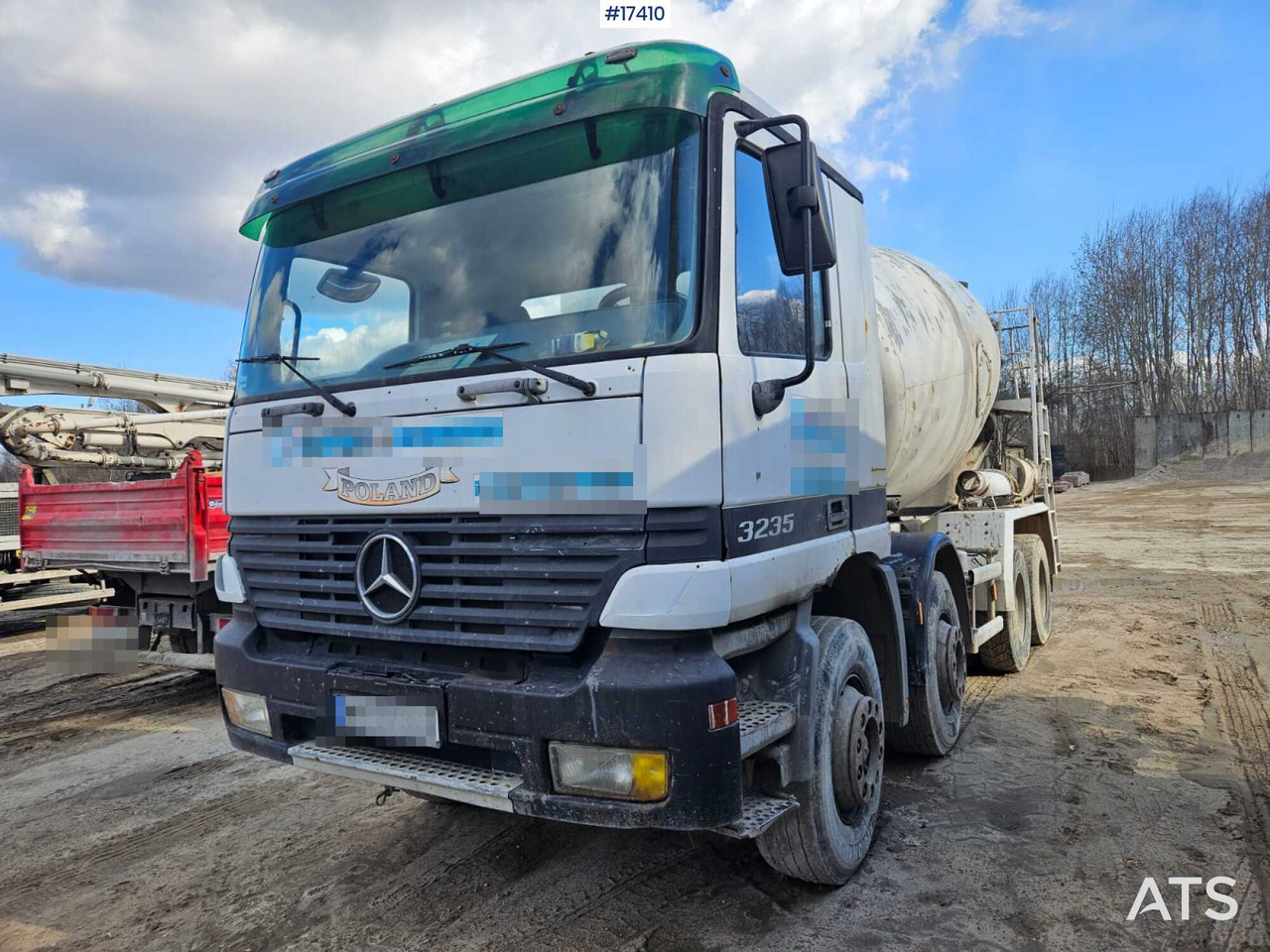 1999 Mercedes Benz 3235 concrete mixer Stetter - Betonvežis: foto 3 1999 Mercedes Benz 3235 concrete mixer Stetter - Betonvežis: foto 3