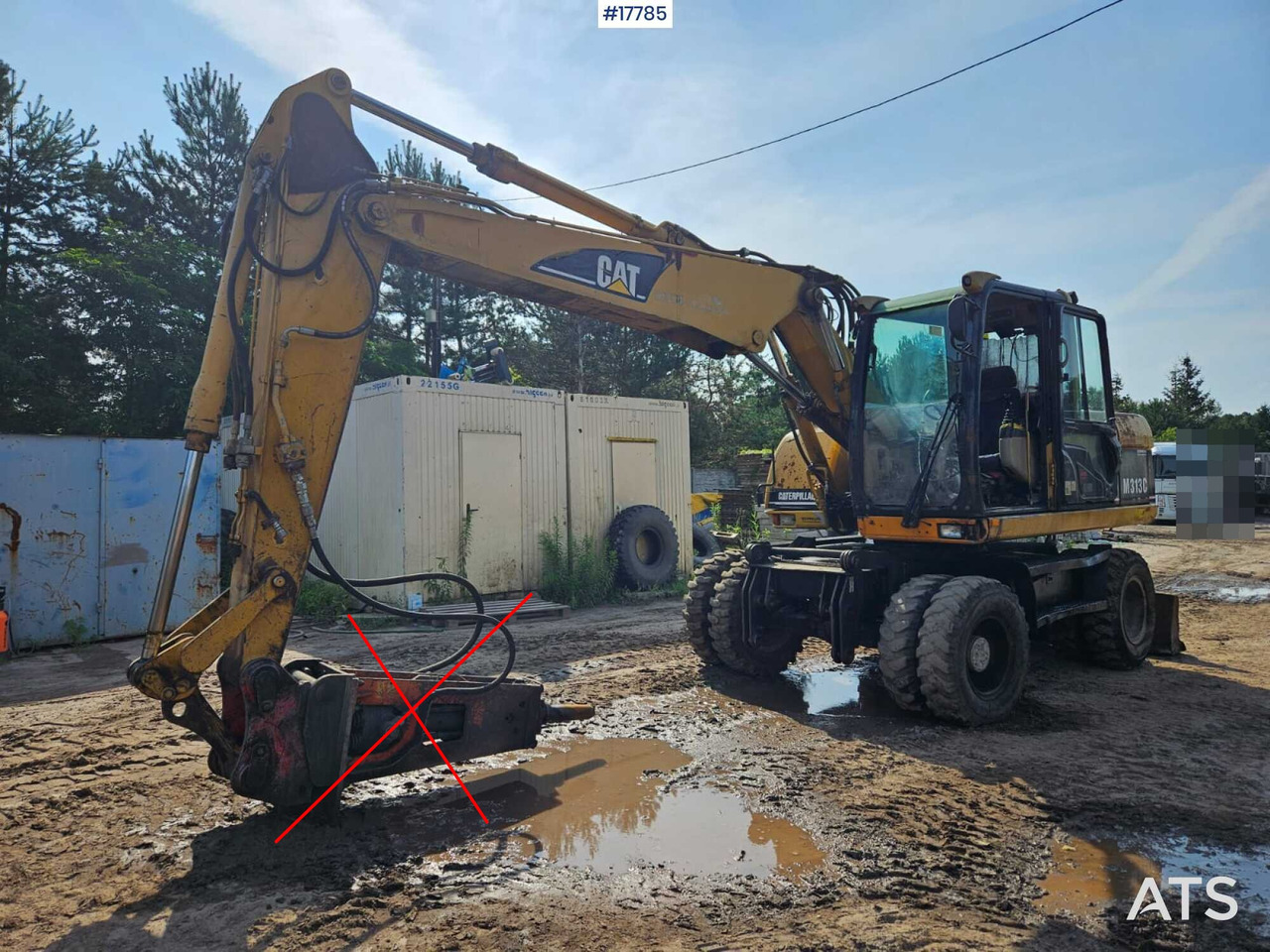 2005 CAT M313 C - Ratinis ekskavatorius: foto 1 2005 CAT M313 C - Ratinis ekskavatorius: foto 1