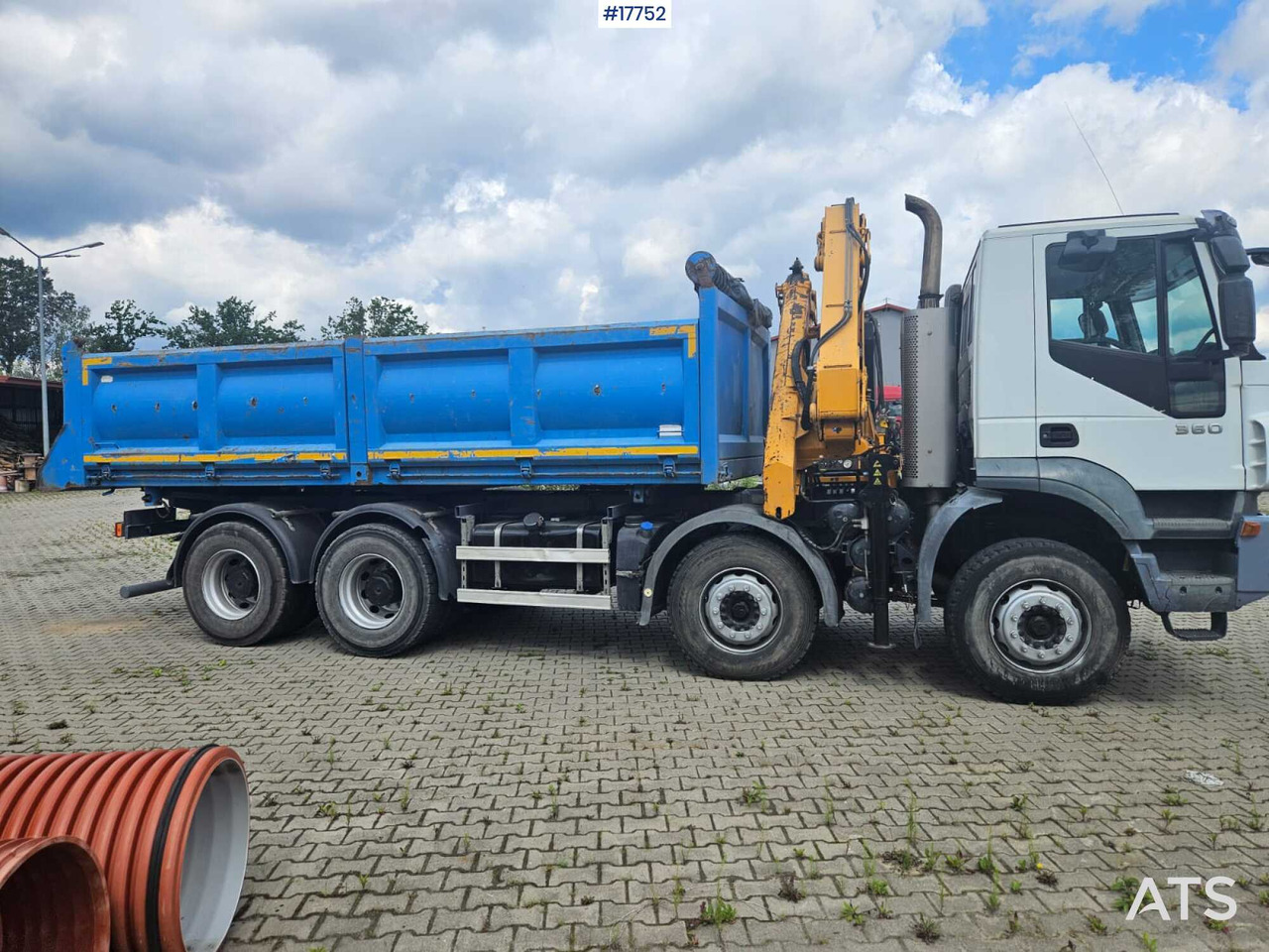 2007 Iveco Trakker +EFFER 210 3s - Sunkvežimis su kranu, Savivartis sunkvežimis: foto 2 2007 Iveco Trakker +EFFER 210 3s - Sunkvežimis su kranu, Savivartis sunkvežimis: foto 2