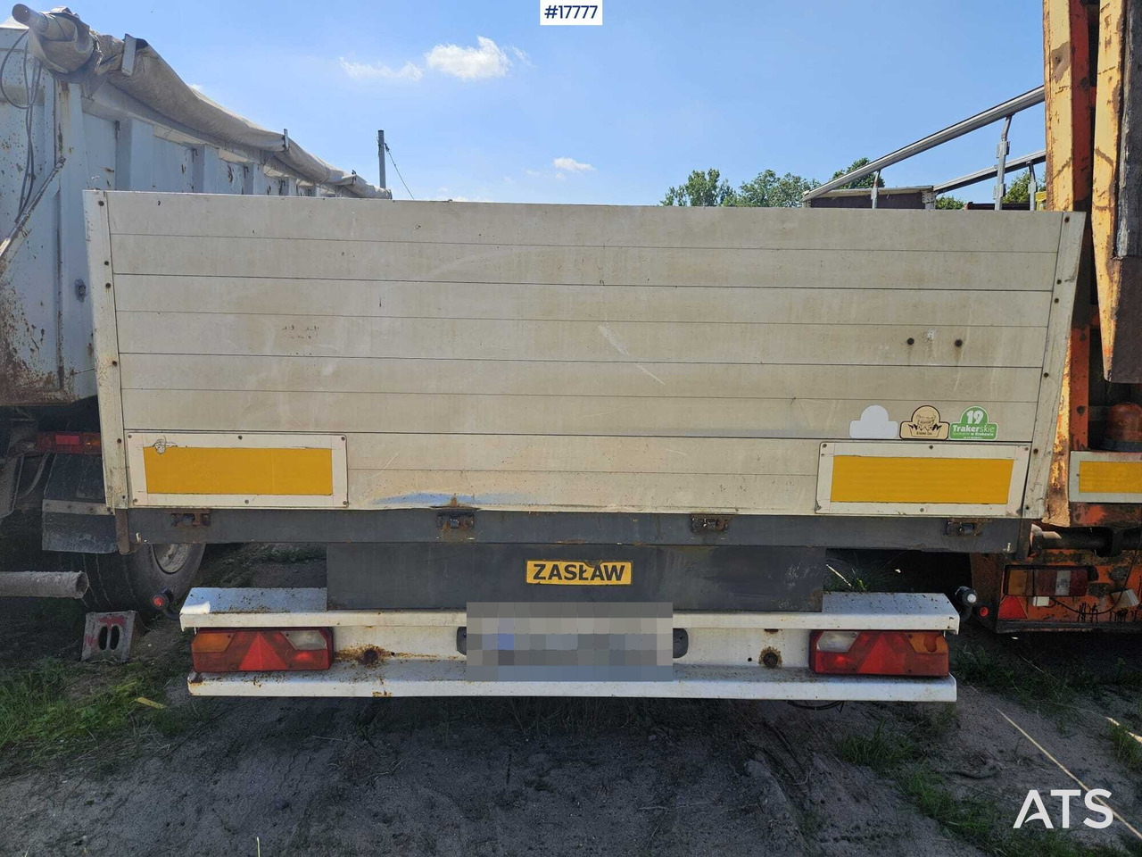 2008 Zaslaw D-651 - Platforminė/ Bortinė puspriekabė: foto 5 2008 Zaslaw D-651 - Platforminė/ Bortinė puspriekabė: foto 5