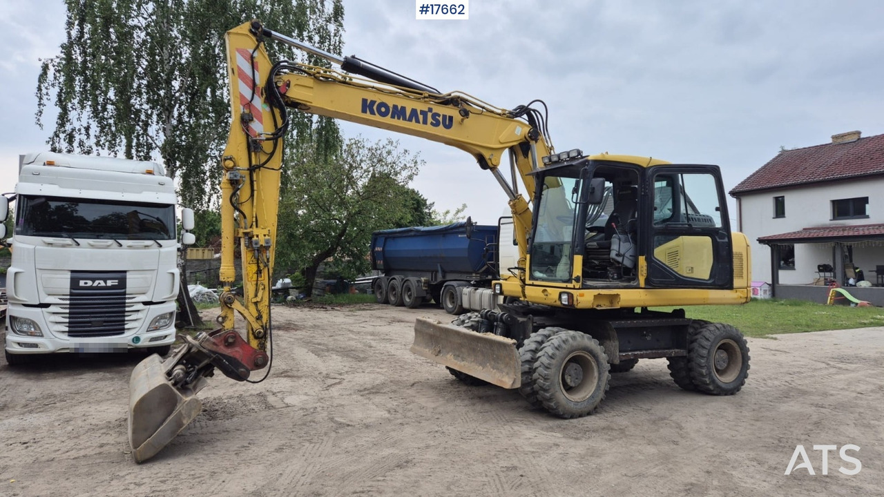 2012 Komatsu PW 160 - Ratinis ekskavatorius: foto 5 2012 Komatsu PW 160 - Ratinis ekskavatorius: foto 5
