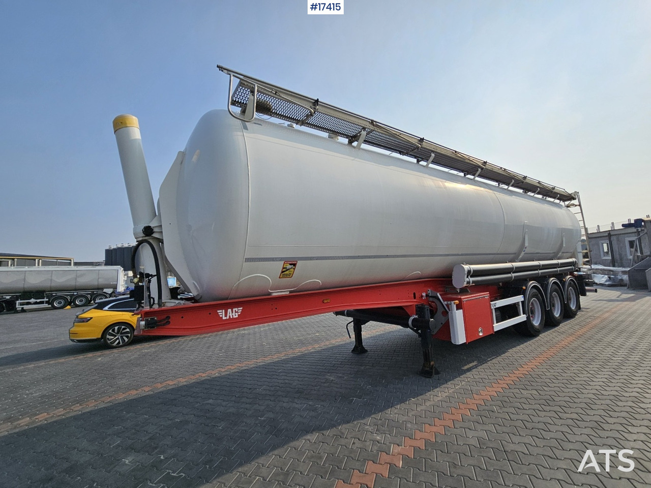 2018 Silo trailer Lag 0-3-TI - Puspriekabė cisterna: foto 5 2018 Silo trailer Lag 0-3-TI - Puspriekabė cisterna: foto 5