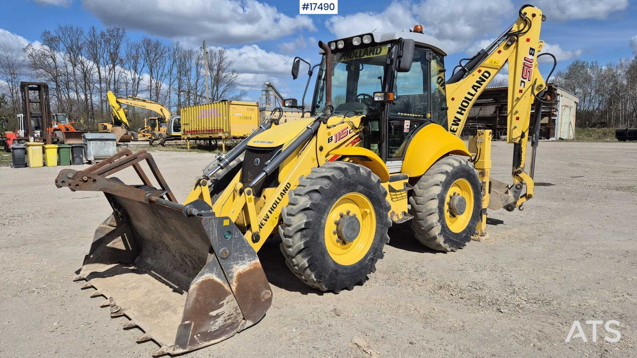 Backhoe Loader NEW HOLLAND B115C (2015) - Ekskavatorius-krautuvas: foto 1 Backhoe Loader NEW HOLLAND B115C (2015) - Ekskavatorius-krautuvas: foto 1