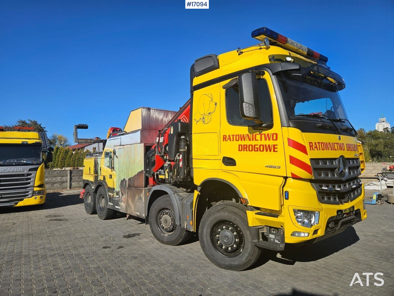 Evakuatorius Specjalistyczny pojazd ratunkowy Mercedes Benz Arocs 4853 8x8 (2021): foto 8