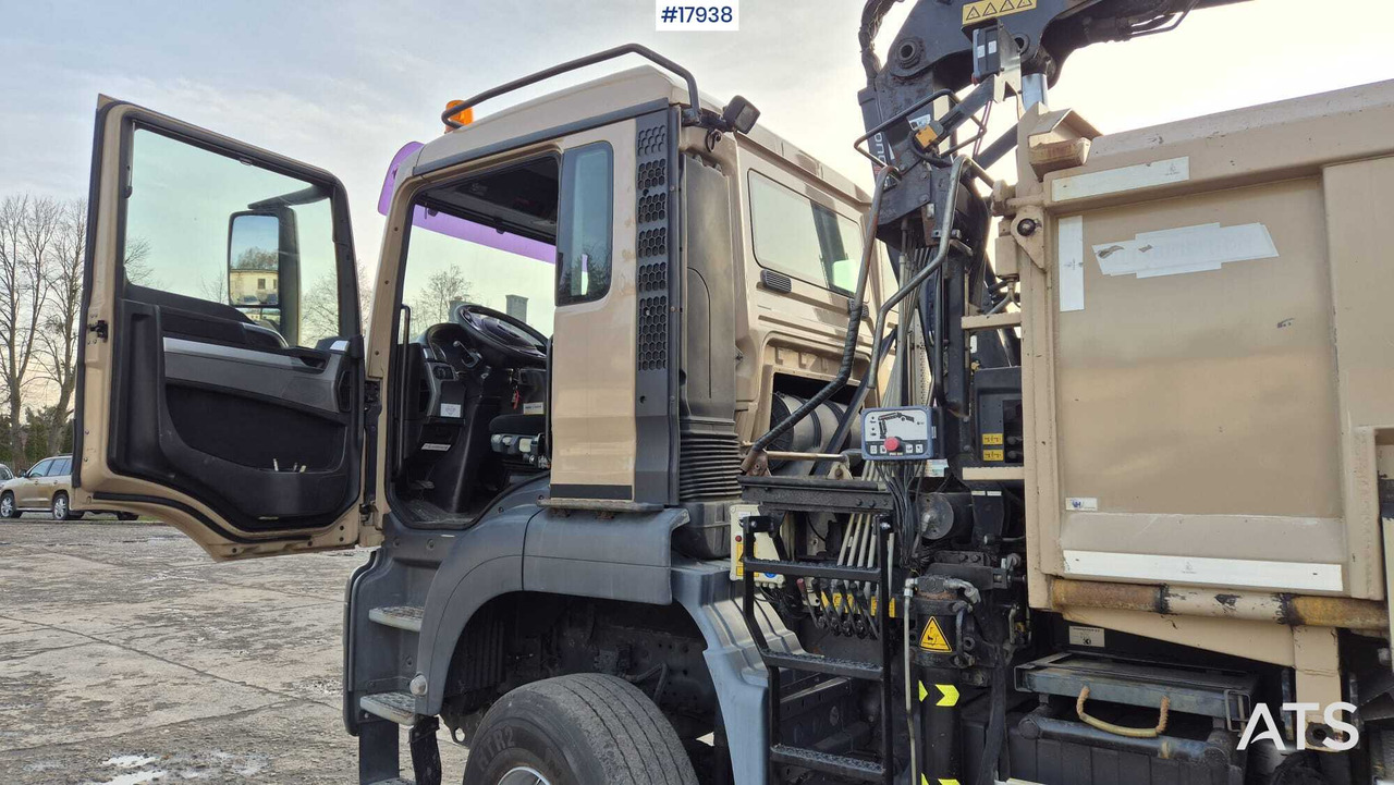 Savivartis sunkvežimis, Sunkvežimis su kranu Tipper MAN TGS 33.400 6x4 HDS HIAB 144 DS-2 DUO (2009): foto 12 Savivartis sunkvežimis, Sunkvežimis su kranu Tipper MAN TGS 33.400 6x4 HDS HIAB 144 DS-2 DUO (2009): foto 12