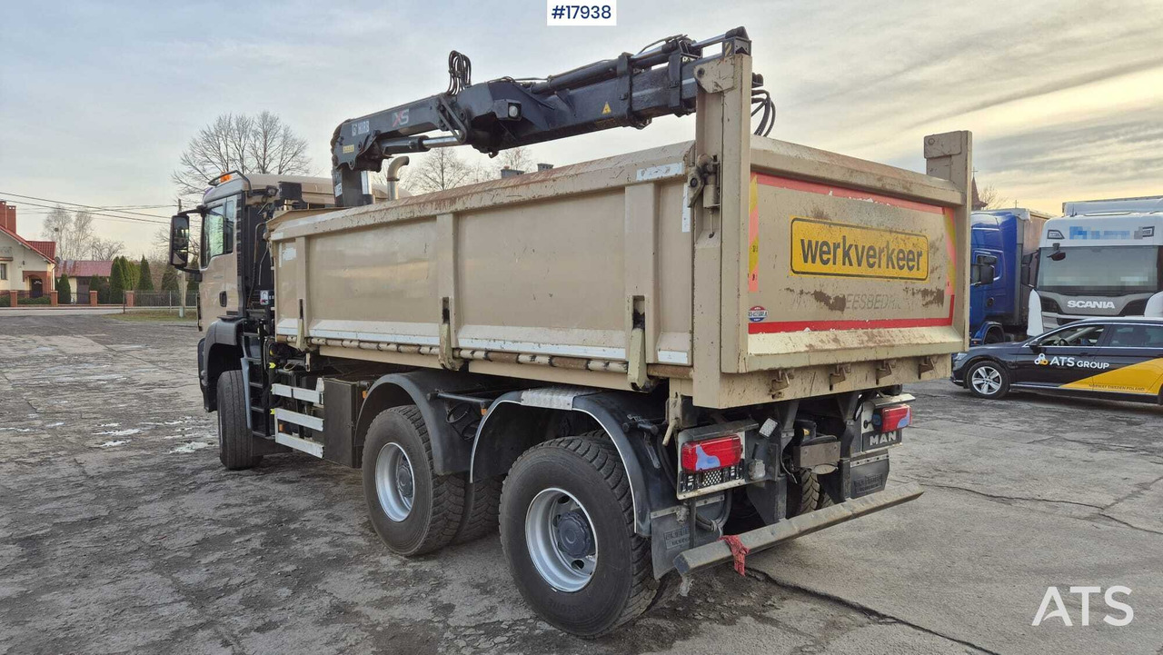 Savivartis sunkvežimis, Sunkvežimis su kranu Tipper MAN TGS 33.400 6x4 HDS HIAB 144 DS-2 DUO (2009): foto 8 Savivartis sunkvežimis, Sunkvežimis su kranu Tipper MAN TGS 33.400 6x4 HDS HIAB 144 DS-2 DUO (2009): foto 8