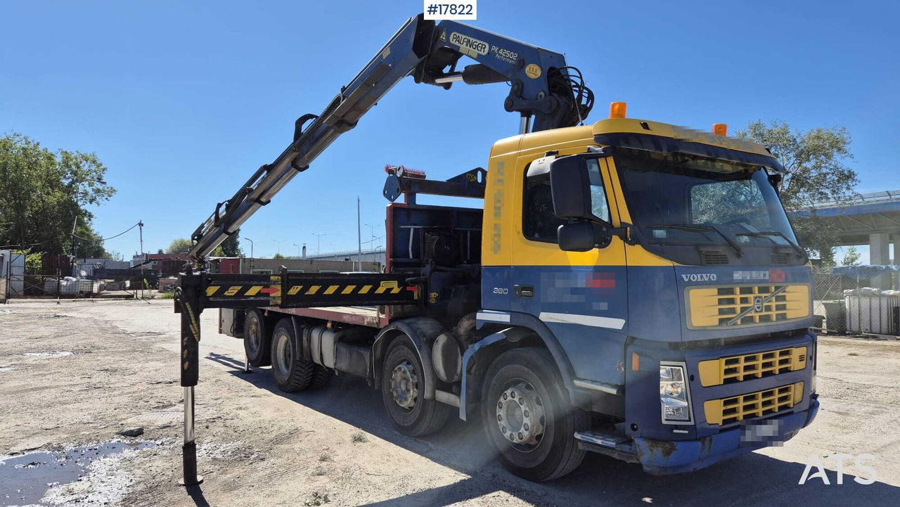 Truck VOLVO FM12 HDS - PALFINGER PK 42502 - Platforminis/ Bortinis sunkvežimis, Sunkvežimis su kranu: foto 2 Truck VOLVO FM12 HDS - PALFINGER PK 42502 - Platforminis/ Bortinis sunkvežimis, Sunkvežimis su kranu: foto 2