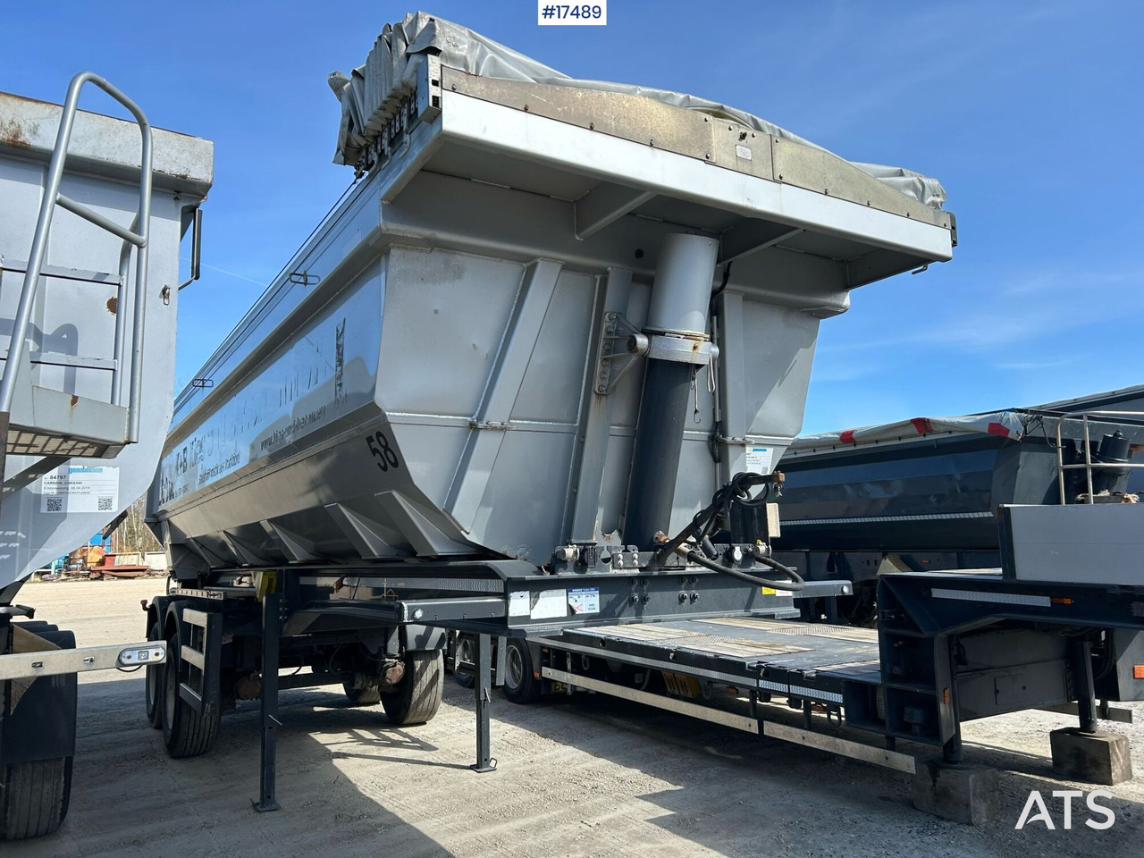 Truck semi-trailer, tipper MEIERLING MSK 18 (2017) - Savivartis puspriekabė: foto 3 Truck semi-trailer, tipper MEIERLING MSK 18 (2017) - Savivartis puspriekabė: foto 3