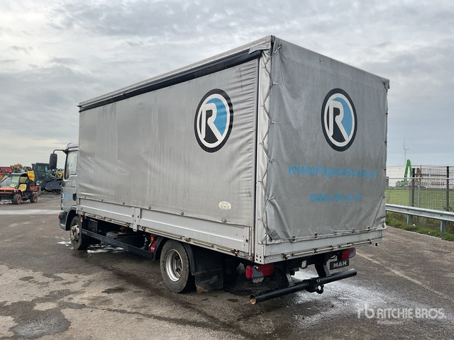 2007 MAN TGL12.210 4x2 Curtain Side Truck - Tentinis sunkvežimis: foto 1 2007 MAN TGL12.210 4x2 Curtain Side Truck - Tentinis sunkvežimis: foto 1