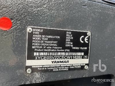YANMAR SV22CR BL P4M C (Unused) - Mini ekskavatorius: foto 2 YANMAR SV22CR BL P4M C (Unused) - Mini ekskavatorius: foto 2