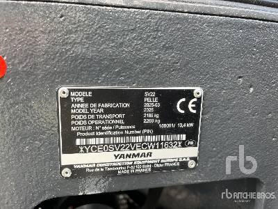 YANMAR SV22CR BL P4M C (Unused) - Mini ekskavatorius: foto 2 YANMAR SV22CR BL P4M C (Unused) - Mini ekskavatorius: foto 2