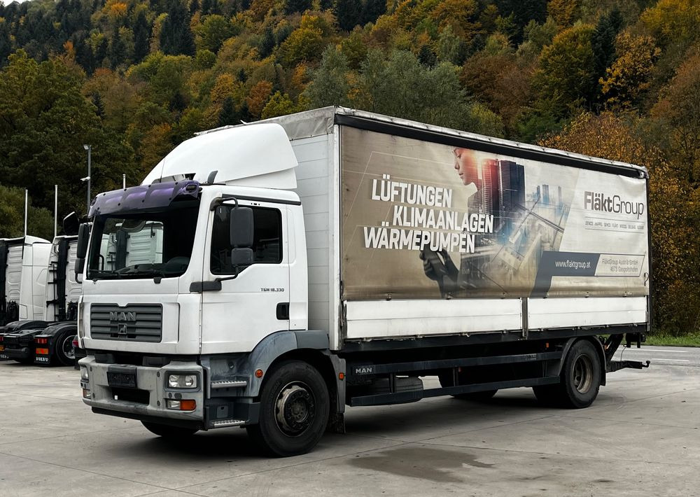 MAN TGM 18.330 4x2 // Zabudowa Burtowa // Manual // Specjalny // Ładowność 9600kg // - Tentinis sunkvežimis: foto 1 MAN TGM 18.330 4x2 // Zabudowa Burtowa // Manual // Specjalny // Ładowność 9600kg // - Tentinis sunkvežimis: foto 1