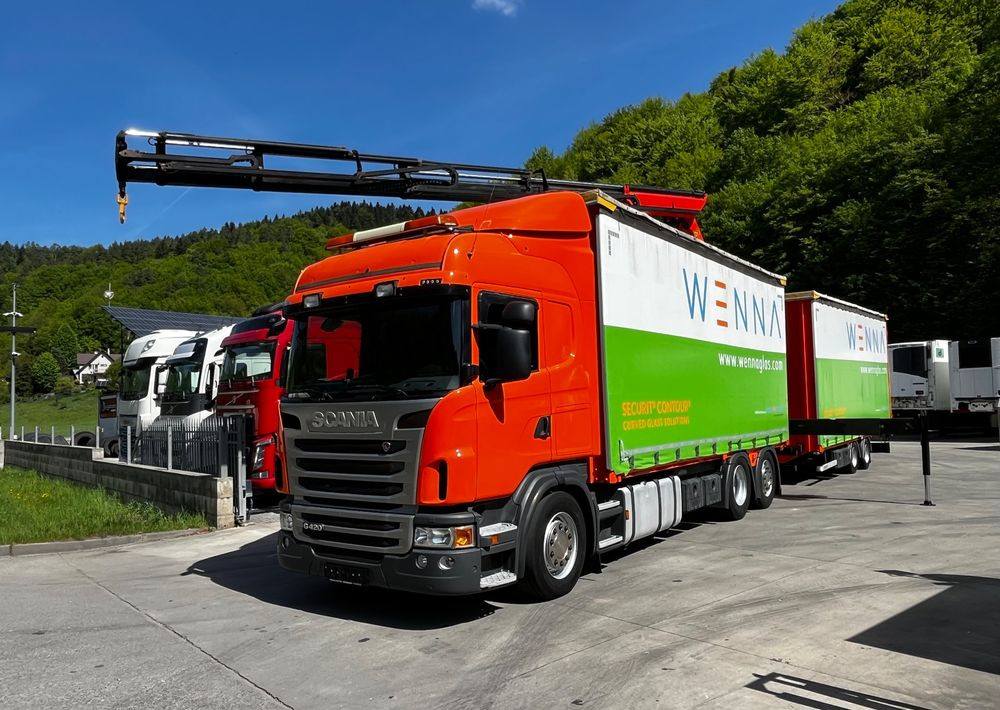 Scania G420 // Tandem // HDS Palfinger 18002 EH // Przyczepa // Oś skrętna podnoszona // Video !!! - Tentinis sunkvežimis, Tentinė priekaba: foto 1 Scania G420 // Tandem // HDS Palfinger 18002 EH // Przyczepa // Oś skrętna podnoszona // Video !!! - Tentinis sunkvežimis, Tentinė priekaba: foto 1