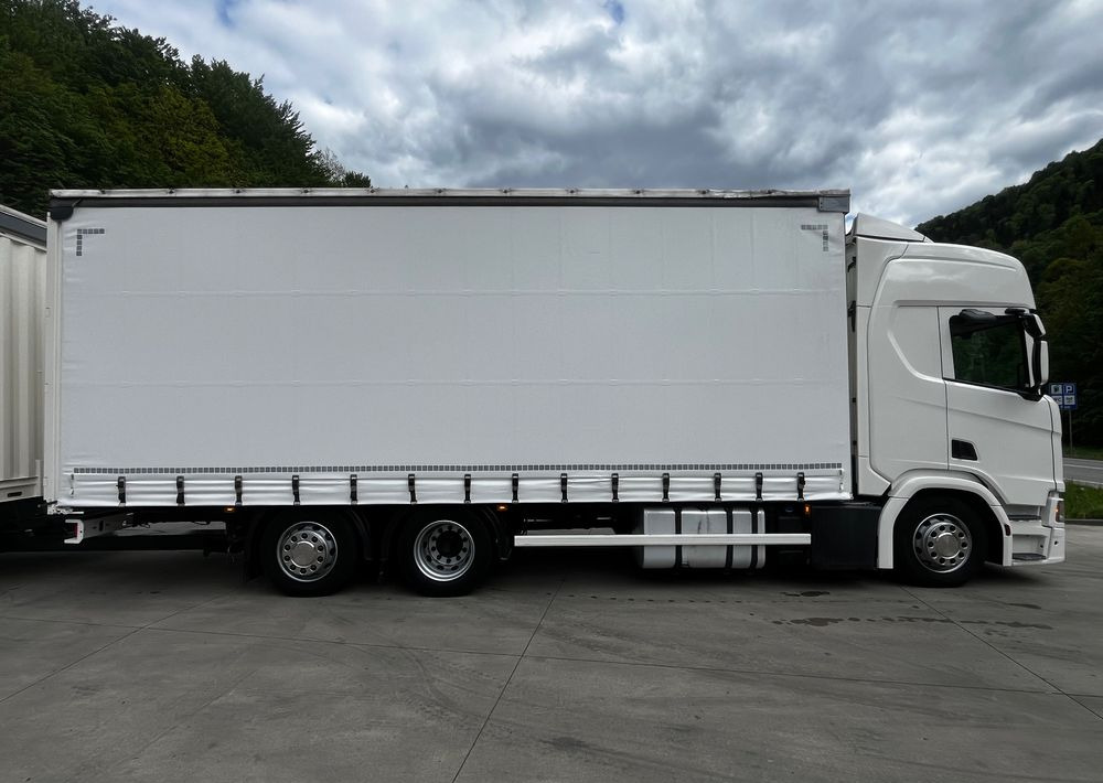 Scania R410 // 2018 // Retarder // Tandem 7.7+7.7 // Przyczepa Krone // Oś podnosozna // - Tentinis sunkvežimis: foto 3 Scania R410 // 2018 // Retarder // Tandem 7.7+7.7 // Przyczepa Krone // Oś podnosozna // - Tentinis sunkvežimis: foto 3