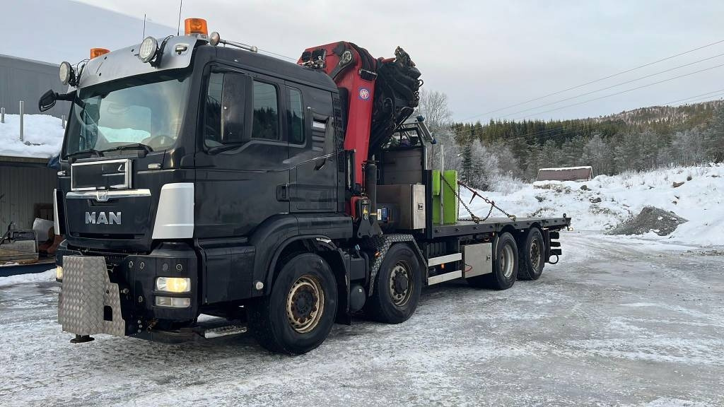 MAN TGS 35.480 8x4 60 tm HMF crane - Sunkvežimis su kranu: foto 1 MAN TGS 35.480 8x4 60 tm HMF crane - Sunkvežimis su kranu: foto 1