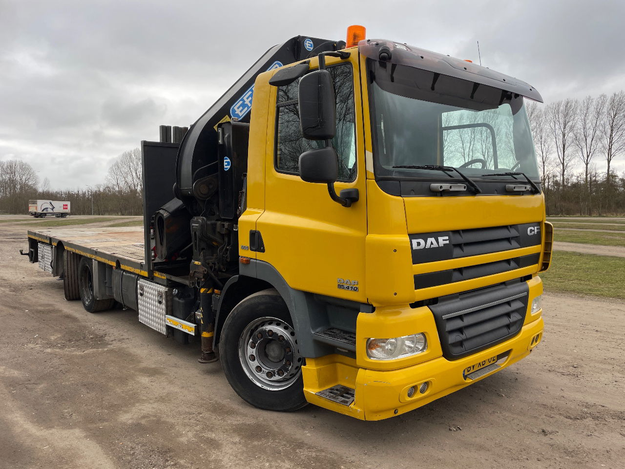 DAF 85.410 Met Effer 470 6s laadkraan ladekran loadercrane crane palfinger hiab fassi - Sunkvežimis su kranu: foto 5 DAF 85.410 Met Effer 470 6s laadkraan ladekran loadercrane crane palfinger hiab fassi - Sunkvežimis su kranu: foto 5