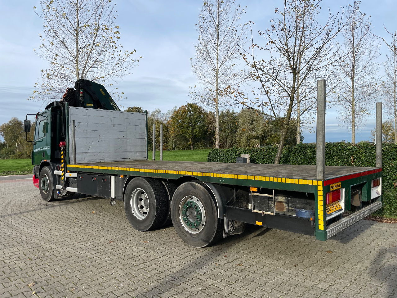 DAF CF 75.310 With Palfinger PK20002 crane - Platforminis/ Bortinis sunkvežimis, Sunkvežimis su kranu: foto 4 DAF CF 75.310 With Palfinger PK20002 crane - Platforminis/ Bortinis sunkvežimis, Sunkvežimis su kranu: foto 4