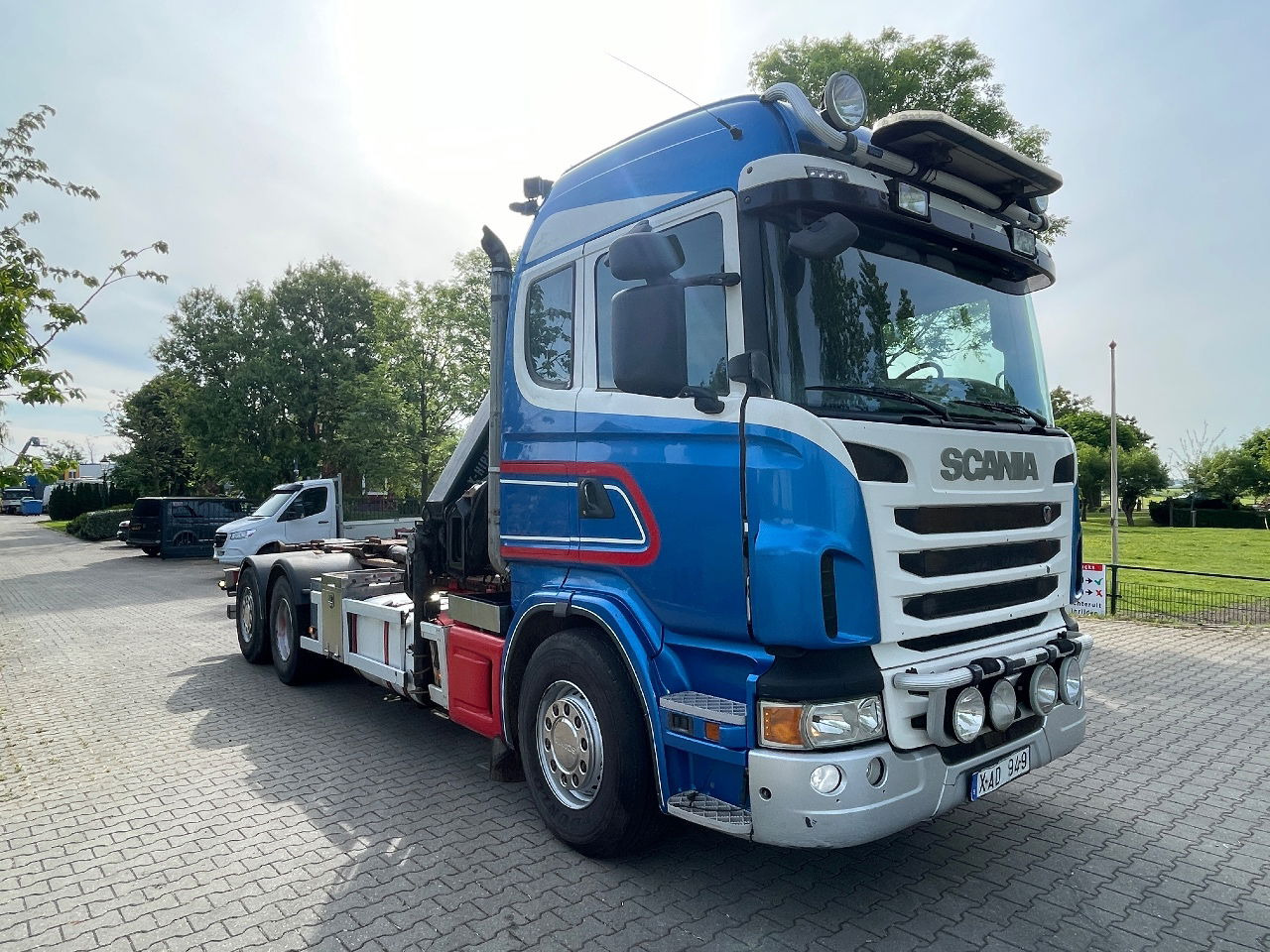 Scania R480 - Konteineris-vežimus/ Sukeisti kūną sunkvežimis, Sunkvežimis su kranu: foto 5 Scania R480 - Konteineris-vežimus/ Sukeisti kūną sunkvežimis, Sunkvežimis su kranu: foto 5