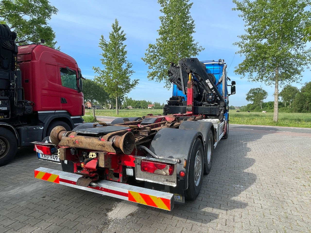 Scania R480 - Konteineris-vežimus/ Sukeisti kūną sunkvežimis, Sunkvežimis su kranu: foto 4 Scania R480 - Konteineris-vežimus/ Sukeisti kūną sunkvežimis, Sunkvežimis su kranu: foto 4