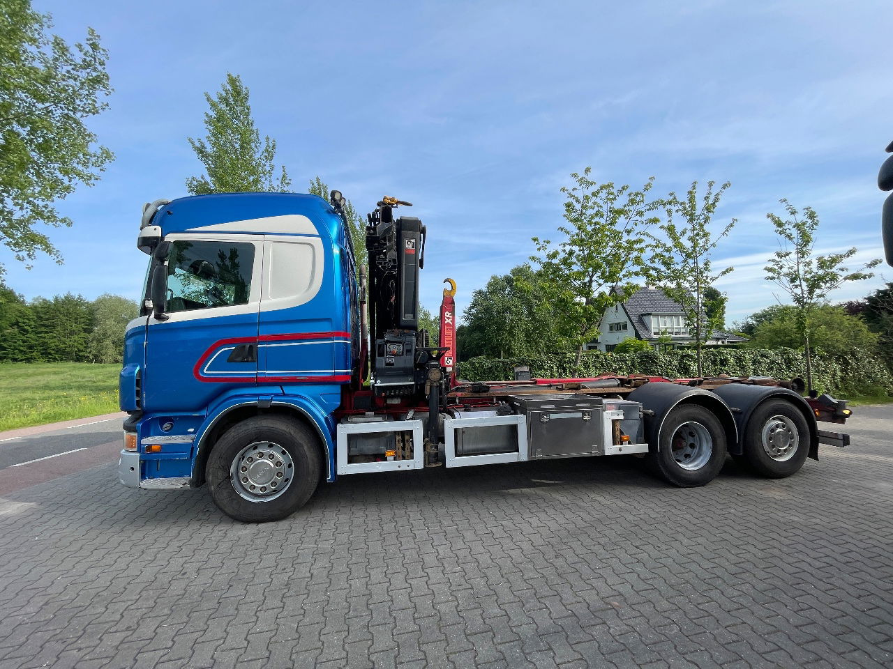 Scania R480 - Konteineris-vežimus/ Sukeisti kūną sunkvežimis, Sunkvežimis su kranu: foto 2 Scania R480 - Konteineris-vežimus/ Sukeisti kūną sunkvežimis, Sunkvežimis su kranu: foto 2