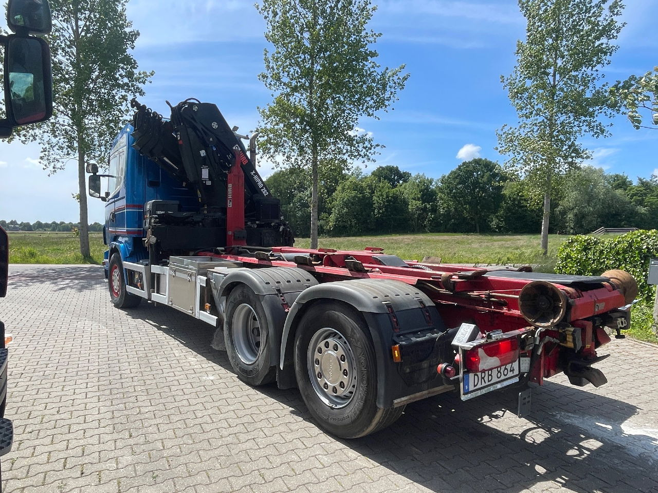 Scania R480 with hiab hookloader and hiab 262 EP5 with remote crane 2019 - Konteineris-vežimus/ Sukeisti kūną sunkvežimis, Sunkvežimis su kranu: foto 3 Scania R480 with hiab hookloader and hiab 262 EP5 with remote crane 2019 - Konteineris-vežimus/ Sukeisti kūną sunkvežimis, Sunkvežimis su kranu: foto 3
