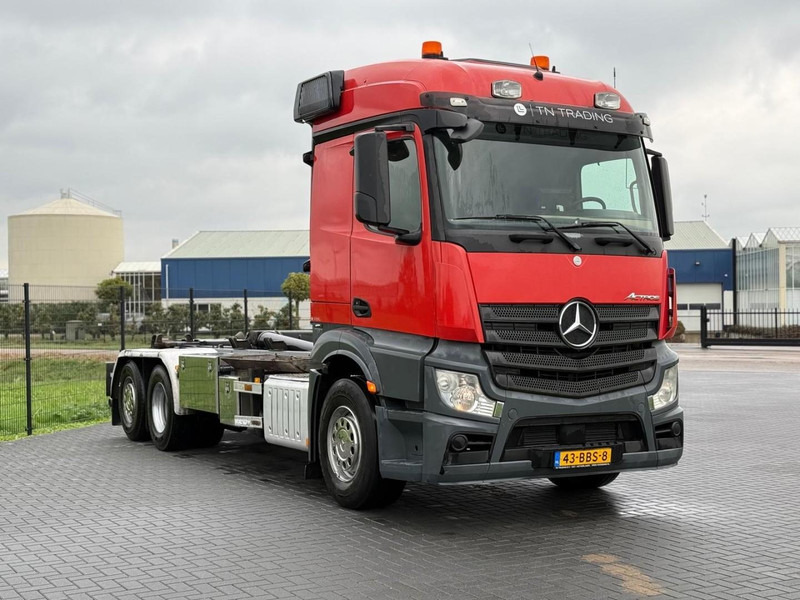 Mercedes-Benz ACTROS HAAKARM SYSTEEM, GOEDE STAAT, OMVORMER, 616.802 KM. - Hook-lift sunkvežimis: foto 1 Mercedes-Benz ACTROS HAAKARM SYSTEEM, GOEDE STAAT, OMVORMER, 616.802 KM. - Hook-lift sunkvežimis: foto 1