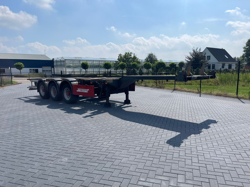 Nooteboom FT-43-03V 2X EXTENDABLE, ALL CONNECTIONS, LIFT AXLE. - Konteineris-vežimus/ Sukeisti kūną puspriekabė: foto 1 Nooteboom FT-43-03V 2X EXTENDABLE, ALL CONNECTIONS, LIFT AXLE. - Konteineris-vežimus/ Sukeisti kūną puspriekabė: foto 1