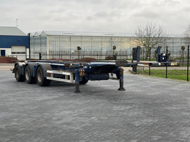 Konteineris-vežimus/ Sukeisti kūną puspriekabė Renders ROC 16.27 CC X-STEERING, ALLE AANSLUITINGEN, APK.: foto 6