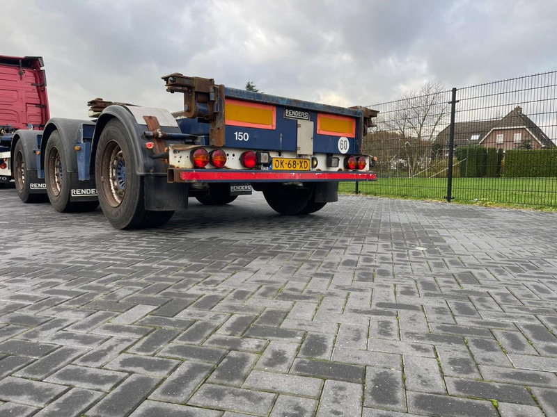 Konteineris-vežimus/ Sukeisti kūną puspriekabė Renders ROC 16.27 CC X-STEERING, ALLE AANSLUITINGEN, APK.: foto 7