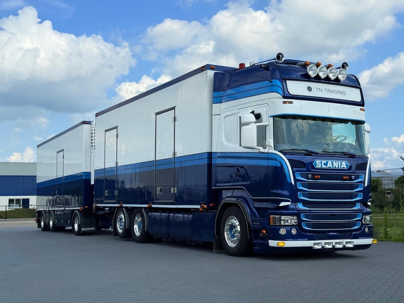 Scania R450 SHOW COMBI, SPECIAL INTERIOR, LIKE NEW, LOW MILEAGE. - Furgonas sunkvežimis: foto 1 Scania R450 SHOW COMBI, SPECIAL INTERIOR, LIKE NEW, LOW MILEAGE. - Furgonas sunkvežimis: foto 1