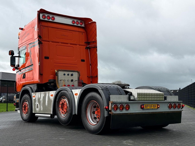 Vilkikas Scania R 164 GA 6X2/4 NA 580 SHOW TRUCK, GESTUURDE VOORLOPER, COMPLEET, TOP.: foto 12