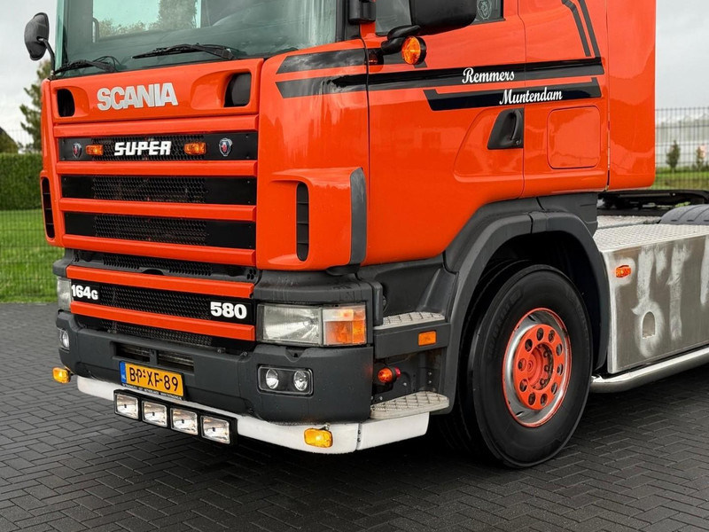 Vilkikas Scania R 164 GA 6X2/4 NA 580 SHOW TRUCK, GESTUURDE VOORLOPER, COMPLEET, TOP.: foto 9