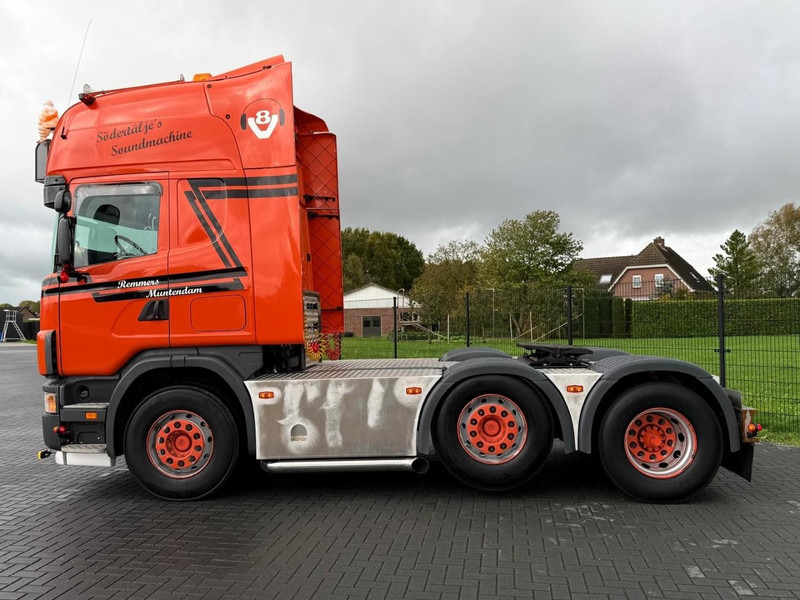 Vilkikas Scania R 164 GA 6X2/4 NA 580 SHOW TRUCK, GESTUURDE VOORLOPER, COMPLEET, TOP.: foto 11