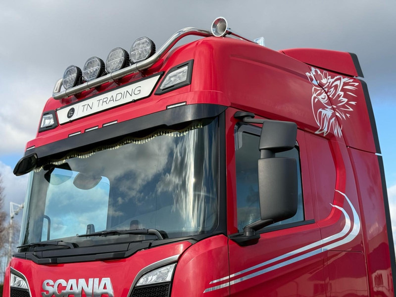 Vilkikas Scania R520 V8 NGS VOLLUCHT, LEER, BULLBAR, ZONDER EGR, BOOGIE.: foto 6