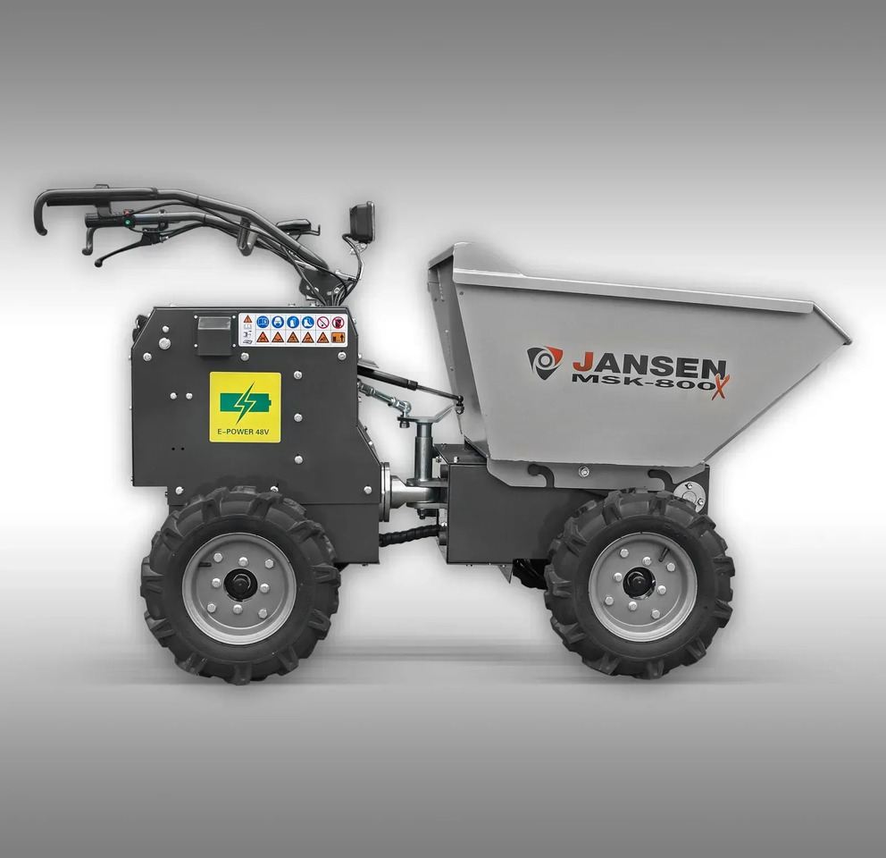 Miniwywrotka elektryczna Jansen MSK-800X, Silnik 800W, Napęd 4x4, Wozidło budowlane, Transporter elektryczny, Dumper - Mini savivartis: foto 3 Miniwywrotka elektryczna Jansen MSK-800X, Silnik 800W, Napęd 4x4, Wozidło budowlane, Transporter elektryczny, Dumper - Mini savivartis: foto 3
