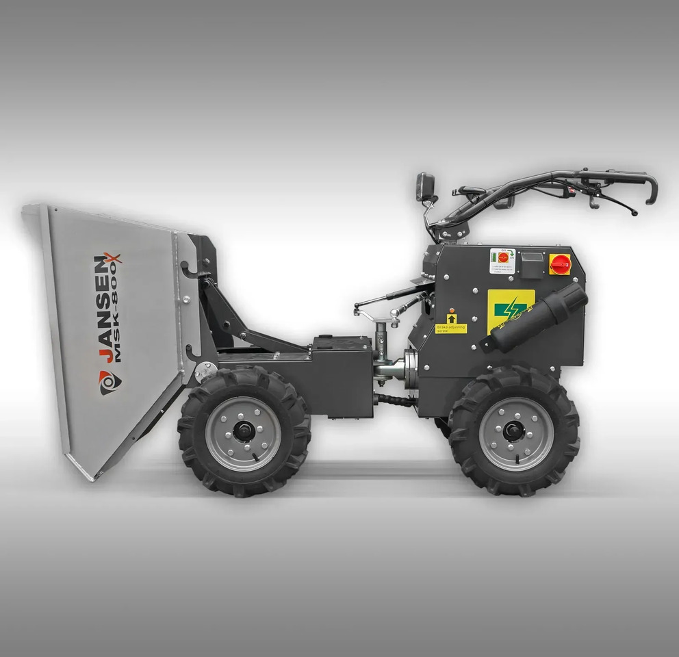 Miniwywrotka elektryczna Jansen MSK-800X, Silnik 800W, Napęd 4x4, Wozidło budowlane, Transporter elektryczny, Dumper - Mini savivartis: foto 4 Miniwywrotka elektryczna Jansen MSK-800X, Silnik 800W, Napęd 4x4, Wozidło budowlane, Transporter elektryczny, Dumper - Mini savivartis: foto 4