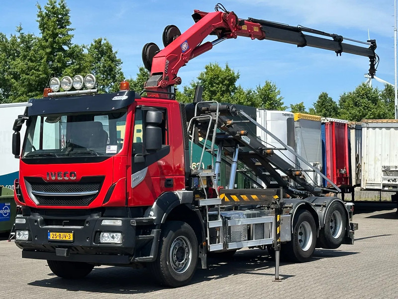 Iveco Stralis 400 6x2 HMF 1720 K3 Kraan Met 24T HTS Kabel Systeem / Rotator / Euro 6 - Sunkvežimis - kabelių sistema, Sunkvežimis su kranu: foto 1 Iveco Stralis 400 6x2 HMF 1720 K3 Kraan Met 24T HTS Kabel Systeem / Rotator / Euro 6 - Sunkvežimis - kabelių sistema, Sunkvežimis su kranu: foto 1