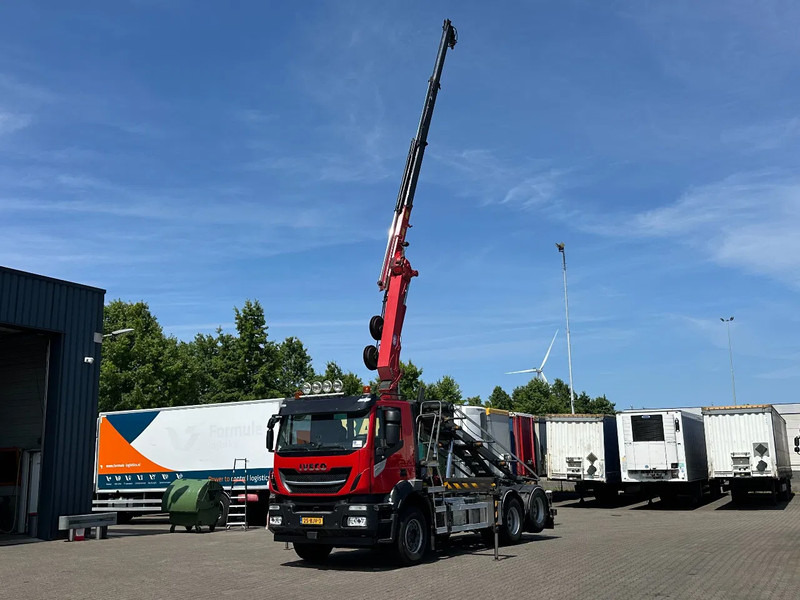 Iveco Stralis 400 6x2 HMF 1720 K3 Kraan Met 24T HTS Kabel Systeem / Rotator / Euro 6 - Sunkvežimis - kabelių sistema, Sunkvežimis su kranu: foto 2 Iveco Stralis 400 6x2 HMF 1720 K3 Kraan Met 24T HTS Kabel Systeem / Rotator / Euro 6 - Sunkvežimis - kabelių sistema, Sunkvežimis su kranu: foto 2