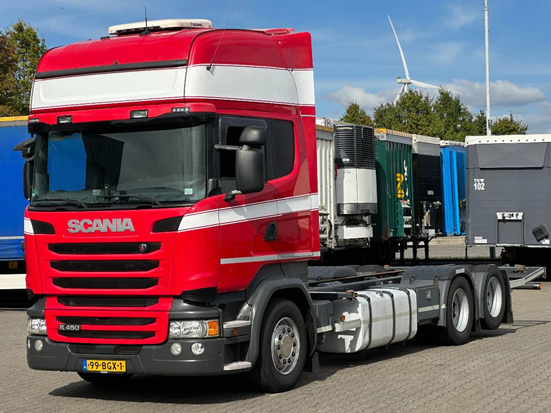 Scania R450 6x2 BDF Full Air / Retarder / 2 Tank / No EGR / 06-2026 Apk! - Konteineris-vežimus/ Sukeisti kūną sunkvežimis: foto 1 Scania R450 6x2 BDF Full Air / Retarder / 2 Tank / No EGR / 06-2026 Apk! - Konteineris-vežimus/ Sukeisti kūną sunkvežimis: foto 1