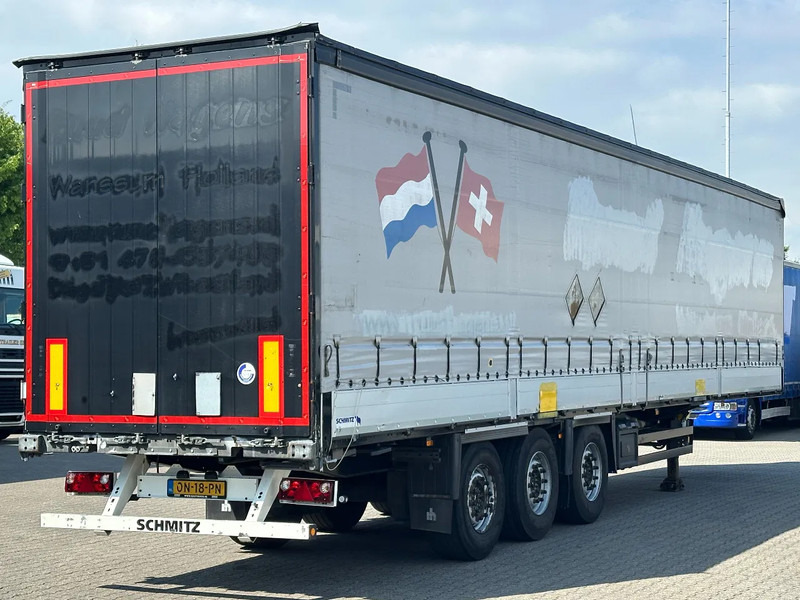 Schmitz Cargobull Schuifzeil met Borden / Disc-Brakes / Huckepack / Code XL - Tentinė puspriekabė: foto 1 Schmitz Cargobull Schuifzeil met Borden / Disc-Brakes / Huckepack / Code XL - Tentinė puspriekabė: foto 1