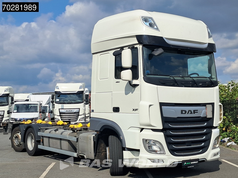 DAF XF 480 6X2 SSC BDF Retarder 2xTanks Lift+Lenkachse ACC Euro 6 - Konteineris-vežimus/ Sukeisti kūną sunkvežimis: foto 3 DAF XF 480 6X2 SSC BDF Retarder 2xTanks Lift+Lenkachse ACC Euro 6 - Konteineris-vežimus/ Sukeisti kūną sunkvežimis: foto 3