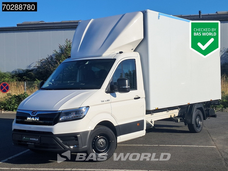 MAN TGE 3.180 Neu! Automatik 2025 Facelift Koffer Ladebordwand Navi Klima Tempomat LED Euro6 21m3 A/C Cruise control - Furgonas su krovinių dėže: foto 1 MAN TGE 3.180 Neu! Automatik 2025 Facelift Koffer Ladebordwand Navi Klima Tempomat LED Euro6 21m3 A/C Cruise control - Furgonas su krovinių dėže: foto 1
